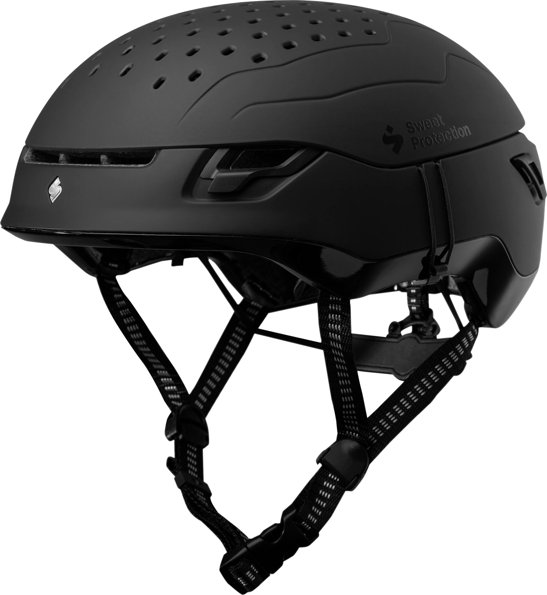 Sweet Protection Alpine Helmet Ascender 21/22, alpinhjelm unisex  S/M (53/56cm) Dirt Black