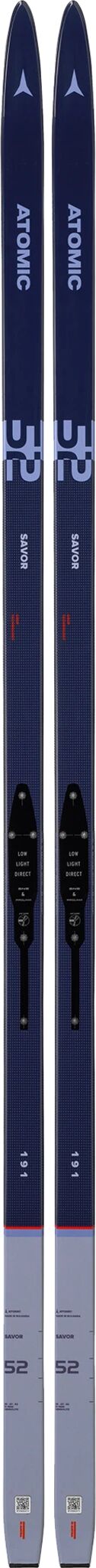 Atomic XC Skis Savor 52 Grip 21/22, smørefriski senior 191cm/60-75kg Blue/Grey/Red