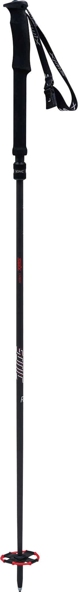 Swix Sonic R1 Carbon 2021, 2-delt teleskop toppturstav, unisex 115-140 STD