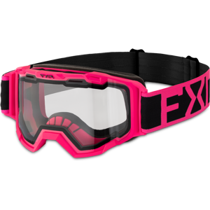 FXR Maverick Clear Goggles Barn E-Rosa