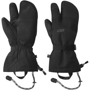 Outdoor Research Men's Highcamp 3-Finger Gloves Black S, Black