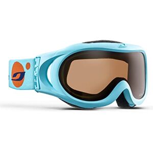 Julbo J71592127 Boys' Ski Goggles, Cyan/Orange Blue, Small