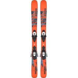 Salomon '23-'24 Youth QST Spark Jr. M Skis with L6 GW J2 90 Bindings, Boys', Size 143, Orange