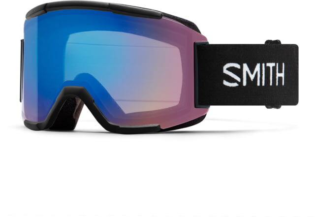 Photos - Ski Goggles Smith Squad Goggles, Black, Chromapop Storm Rose Flash, M006682QJ99MO 