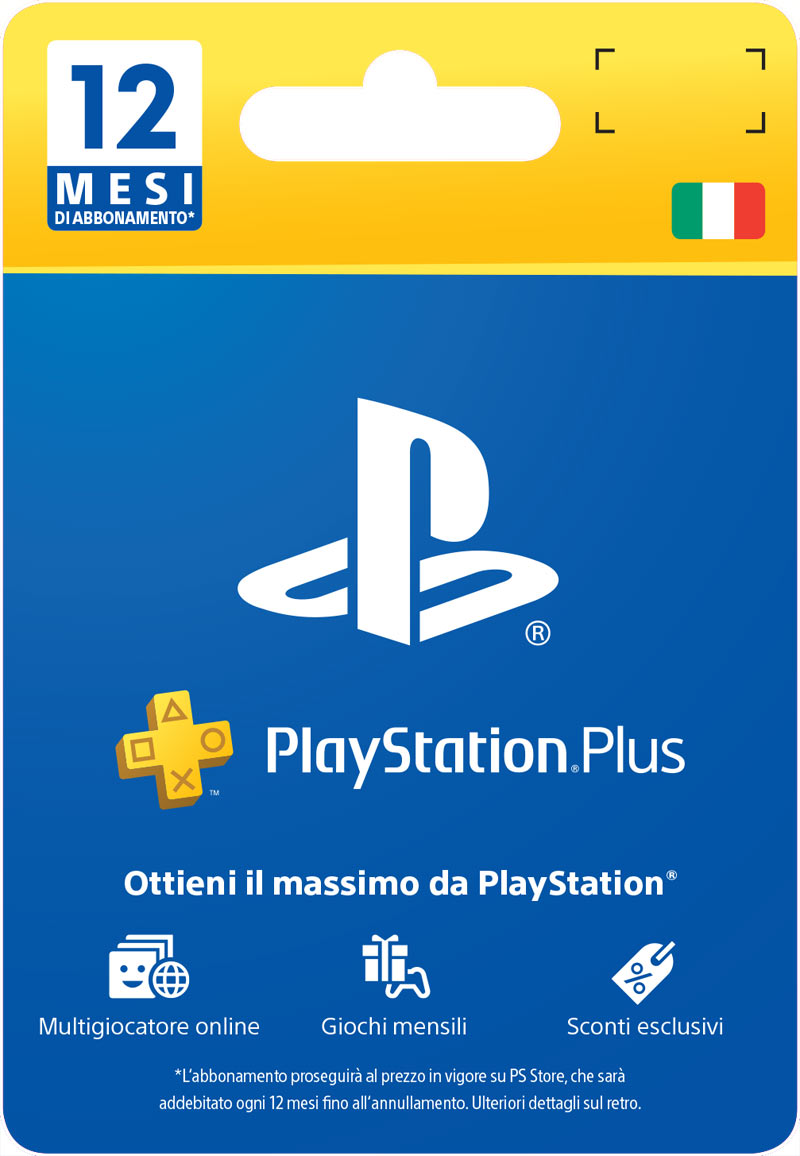 Sony PlayStation Plus Card 12 Mesi