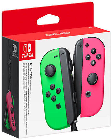 Nintendo Joy-Con Controller Set Rosa E Verde Neon Switch