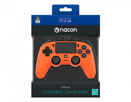 Nacon Wired Compact Controller PS4 (Arancione)
