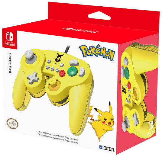 Hori Controller Nintendo Swith Battle Pad Pikachu