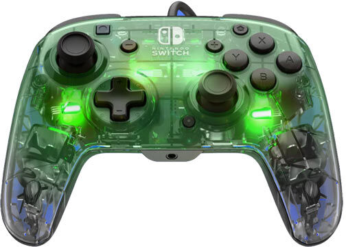 Switch Controller Deluxe PDP Afterglow Luce Verde