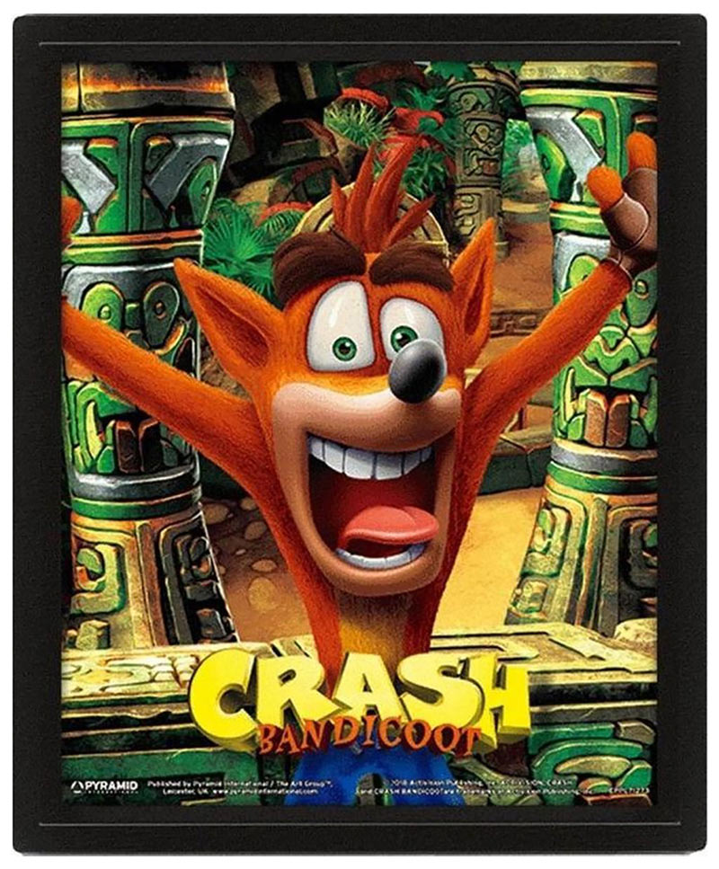 Gadget Poster 3D Crash Bandicoot Mask