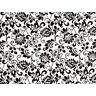 Fablon Lepicí fólie nábytková fólie Ranken černá bílá 45 x 200 cm dekorační fólie