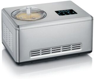 Severin EZ 7406 macchina per gelato Gelatiera compressore 2 L 180 W Acciaio inossidabile (EZ 7406)