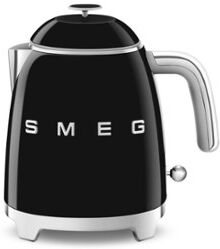 SMEG 50's Style Mini Wasserkocher 0,8 Liter KLF05BLEU Schwarz