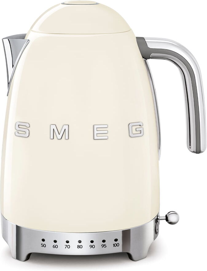 SMEG - Wasserkocher KLF04 (variable Temperatursteuerung), 1,7 l, creme