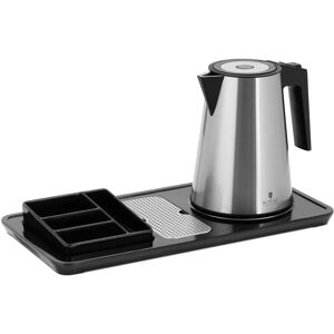 Wasserkocher - Kaffee- und Teestation - 1,2 L - 1800 W - silbern - Royal Catering