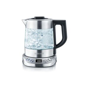 Severin Wasserkocher »Delux Mini WK 3473 1 l, Silber/Transparent«, 1 l, 2200 W silberfarben, Transparent