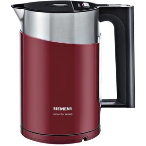 Siemens Wasserkocher »TW86104P«, 1,5 l, 2400 W rot/schwarz/silberfarben Größe