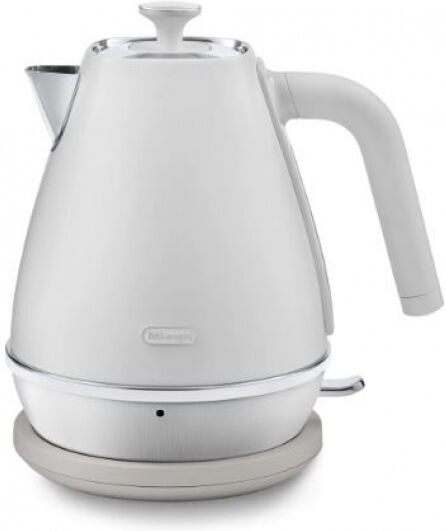 DeLonghi Distinta Moments Wasserkocher - Weiss/Silber - 1.7 Liter