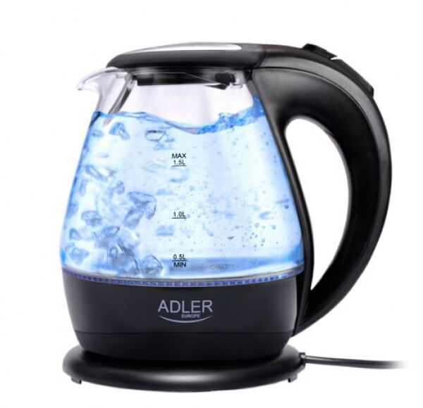Adler AD 1224 - Wasserkocher 1.5 Liter Transparent
