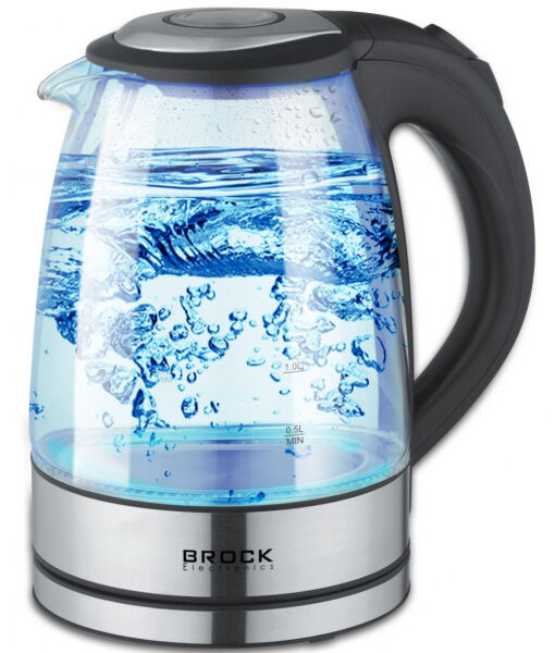 Brock WK 2102 BK - Wasserkocher 1.7 Liter / 2200 Watt