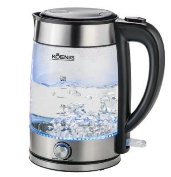 Koenig B02115 - Glas-Wasserkocher 1.7 Liter