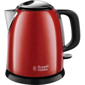 Roter Kompakter Wasserkocher – Russell Hobbs 24992-70 – Fassungsvermögen 1 L – Abnehmbarer Anti-Kalk-Filter