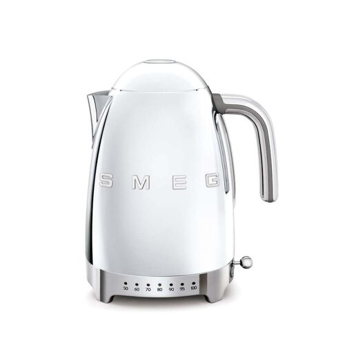 SMEG - Wasserkocher KLF04 (variable Temperatursteuerung), 1,7 l, Chrom