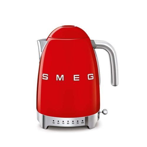 SMEG - Wasserkocher KLF04 (variable Temperatursteuerung), 1,7 l, rot