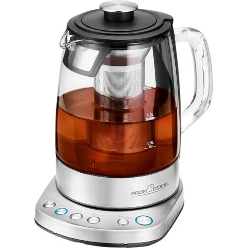 PROFI COOK Tee-/Wasserkocher PC-WKS 1167 G inox, 1,5 L, 2200 W, WiFi, Glas