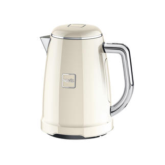 Novis Iconic Line Wasserkocher KTC1 mit Abschaltautomatik, 1,6 Liter, creme