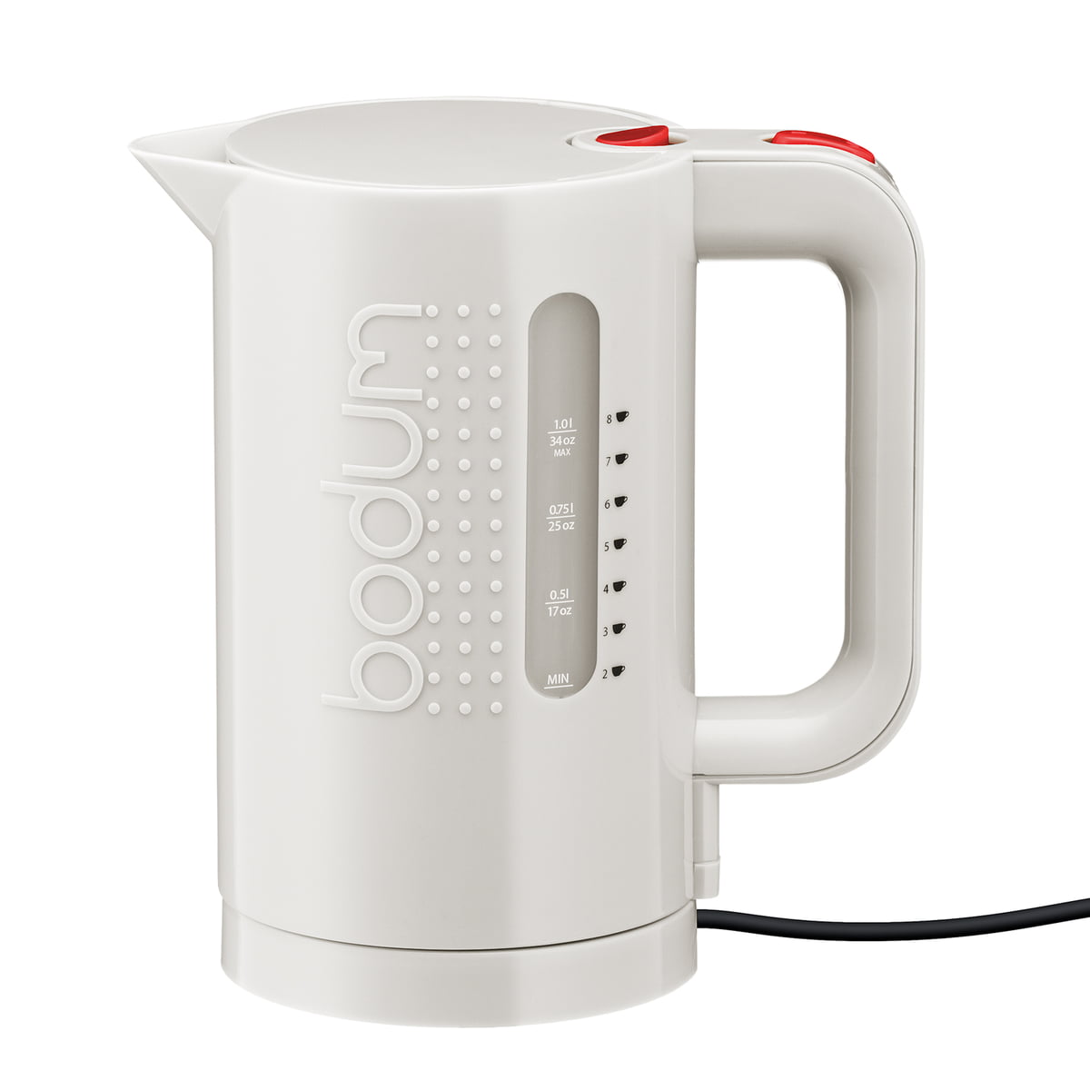 Bodum - Bistro, Elektrischer Wasserkocher, 1 l, cremefarben