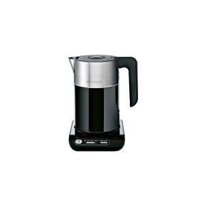 Bosch Styline TWK8613P - Kedel - 1.5 liter - 2.4 kW - sort/rustfrit stål