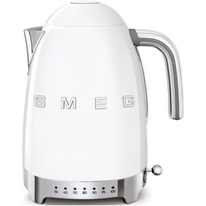 Sähköinen vedenkeitin säädettävällä lämpötilalla Smeg 50's Style White KLF04WHEU