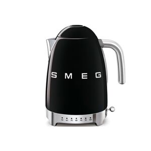 Sähköinen vedenkeitin säädettävällä lämpötilalla Smeg 50's Style Black KLF04BLEU