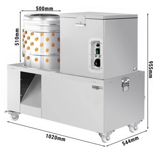 GGM GASTRO - Plumeuse et bouilloire 2 en 1 pour volailles - tambour Ø 50 cm