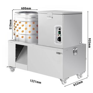 GGM GASTRO - Plumeuse et bouilloire 2 en 1 pour volailles - tambour Ø 60 cm