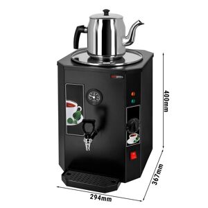 GGM Gastro - Bouilloire a the - 13 litres - 2 kW Noir / Argent