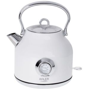 Adler - ad 1346 Bouilloire électrique blanc avec thermomètre 1,7L strix - Publicité