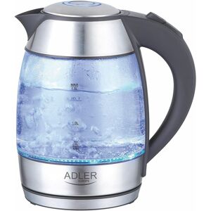 Adler Bouilloire Électrique De 1,8l 2200w Transparent Gris Noir - Publicité