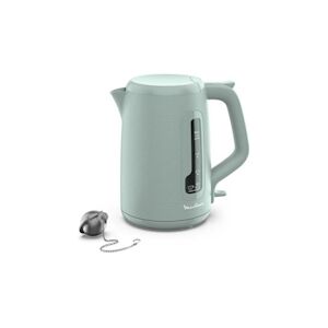 Moulinex Bouilloire Electrique MOULINEX 1.7 L, Indicateur 1 tasse, Filtre anticalcaire, Arret auto, Boule a thé incluse, Morning BY2M13 usage non-intensif Mou