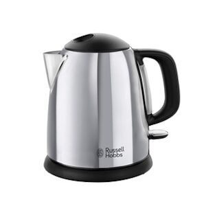 RUSSELL HOBBS Bouilloire Electrique Compacte 1l Victory Niveau Eau Visible Marquage Tasses Ouverture Facile -