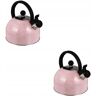 2 pieces pot d'eau bouillante bouilloire sifflante