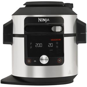 NINJA MULTICOOKER 12IN1 OL650EU MULTICOOKER, 1460 W, capacità ciotola 6 l, Nero/Acciaio