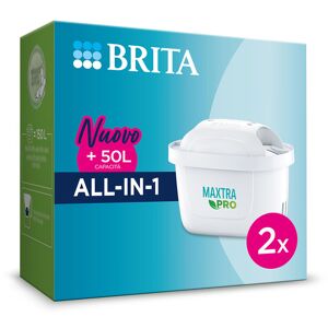 Brita Filtro per acqua MAXTRA PRO All-in-1 Pack 2 - NUOVA GENERAZIONE