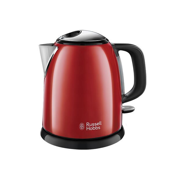 russell hobbs 24992-70 bollitore elettrico 1 l 2400 w nero, rosso