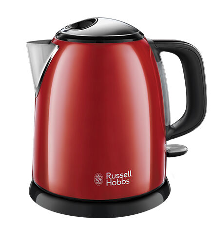 russell hobbs 24992-70 bollitore elettrico 1 l 2400 w nero, rosso