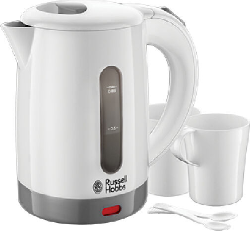 russell hobbs 2384070  23840-70 bollitore elettrico 0,85 l 1000 w grigio, bianco