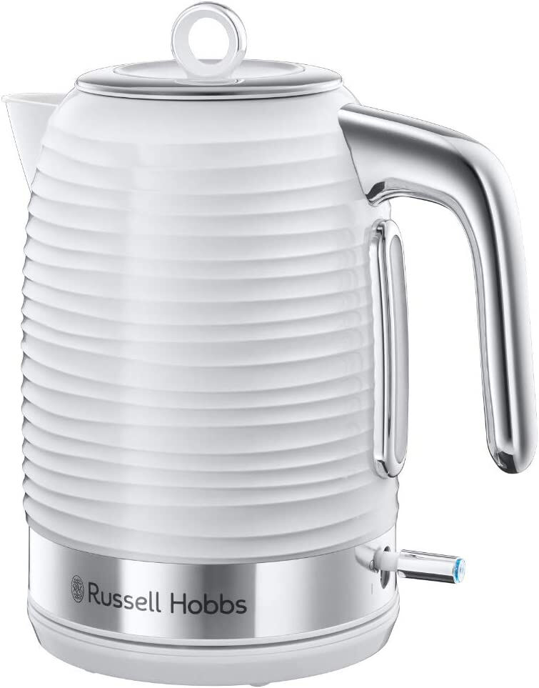 russell hobbs 24360-70 bollitore elettrico capacità 1.7 litri potenza 2400 watt spegnimento automatico colore bianco - 24360-70 inspire kettle