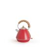 CREATE /KETTLE RETRO M/waterkoker 1L rood/snel koken, automatische uitschakeling, anti-kalk-filtering, automatische uitschakeling, Ø 17,2 cm