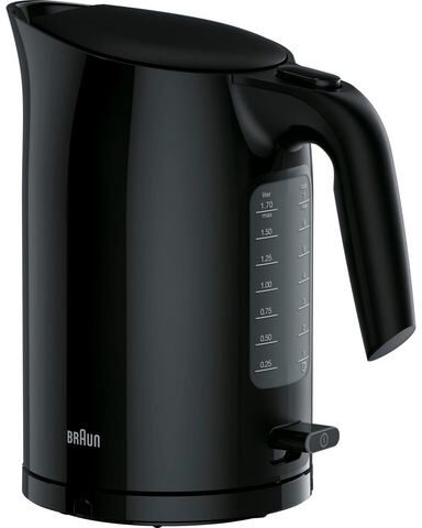 Braun waterkoker, WK 3100 BK, 1,7 liter, 2200 Watt  - 43.67 - zwart